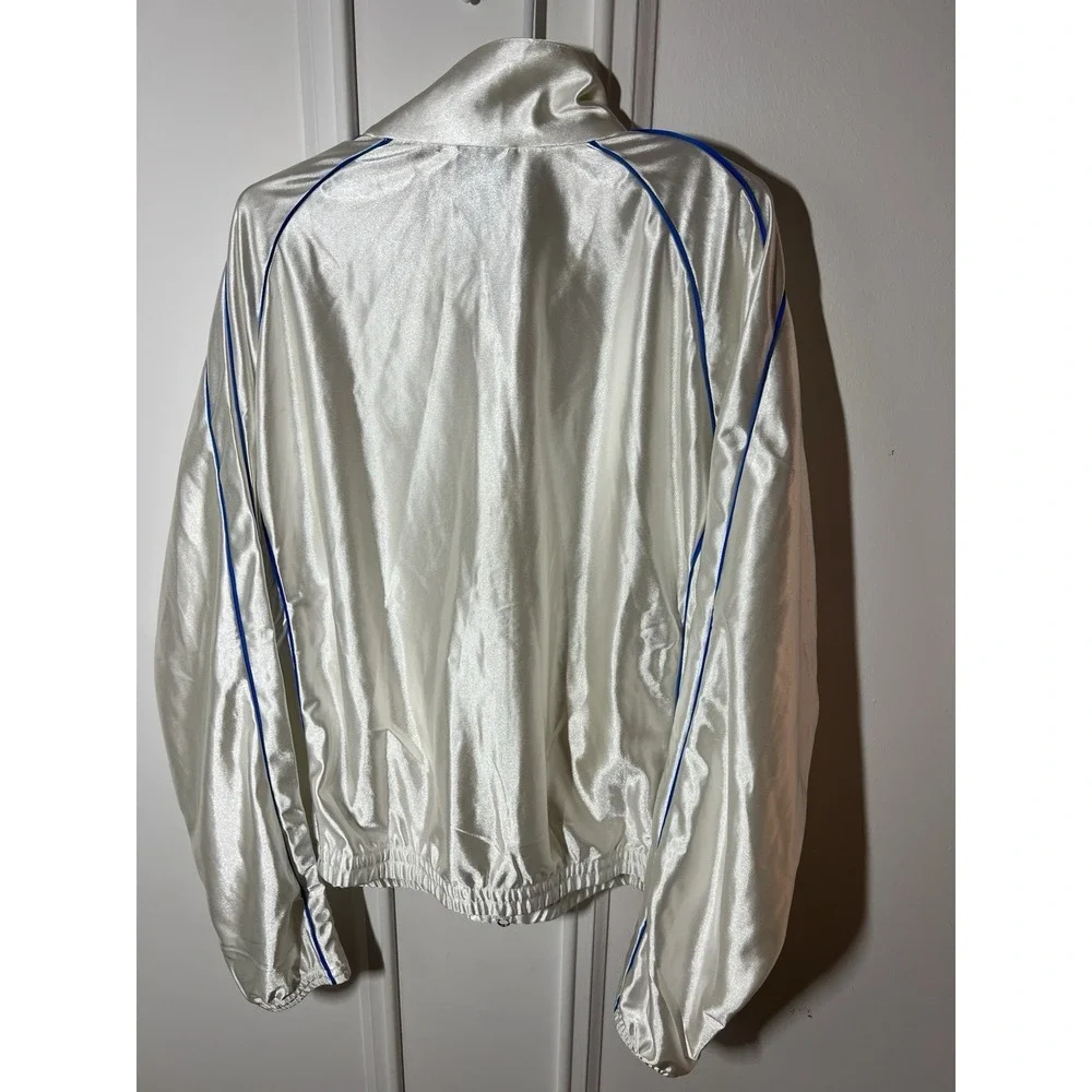 Puma x Fenty T7 Piping Track Jacket Mens Large Warm White 633626-87 NWT